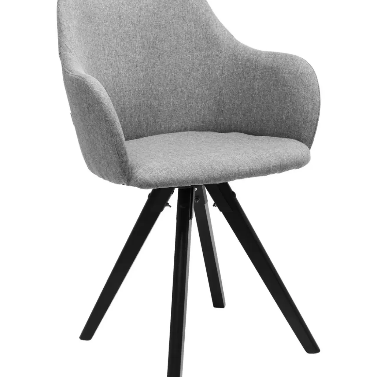 Stühle-KARE Design Drehstuhl Madame Grau