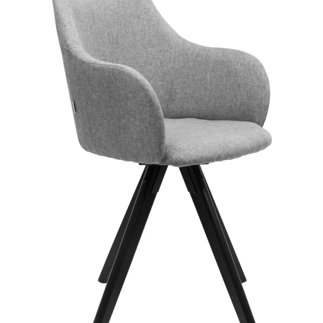 Stühle-KARE Design Drehstuhl Madame Grau