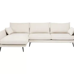 Sofas & Couches-KARE Design Ecksofa Amalfi Links Creme 275Cm