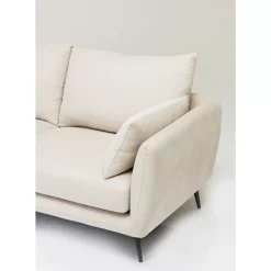 Sofas & Couches-KARE Design Ecksofa Amalfi Links Creme 275Cm