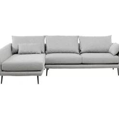 Sofas & Couches-KARE Design Ecksofa Amalfi Links Grau 275Cm