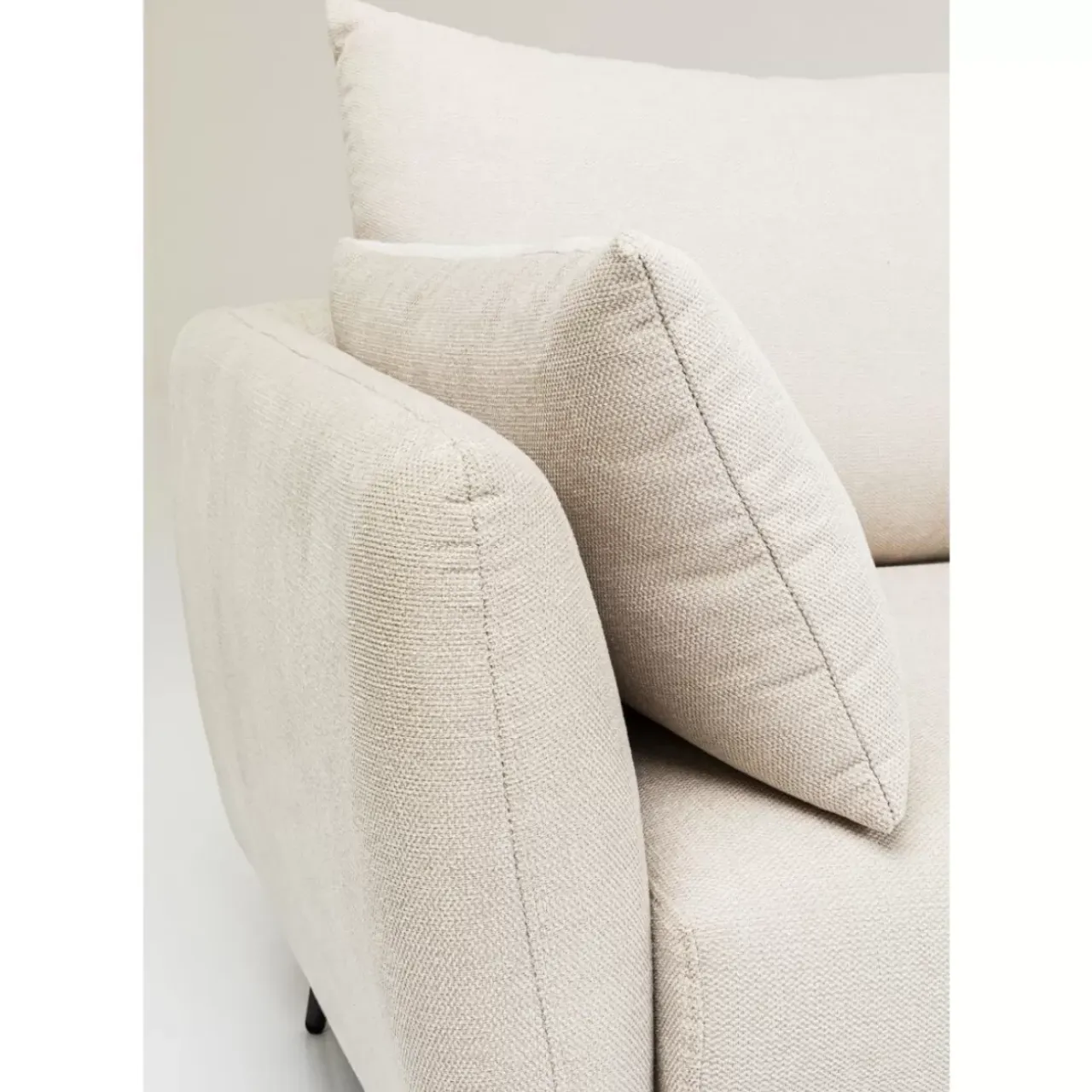 Sofas & Couches-KARE Design Ecksofa Amalfi Rechts Creme 275Cm