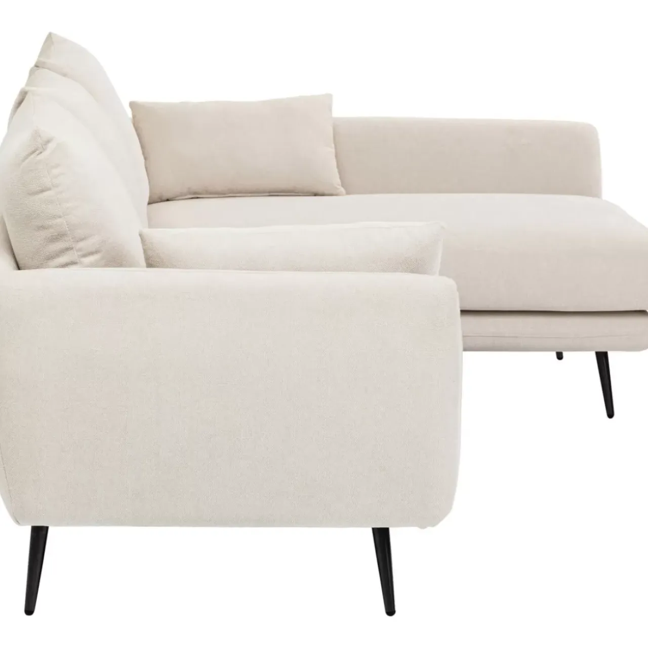 Sofas & Couches-KARE Design Ecksofa Amalfi Rechts Creme 275Cm