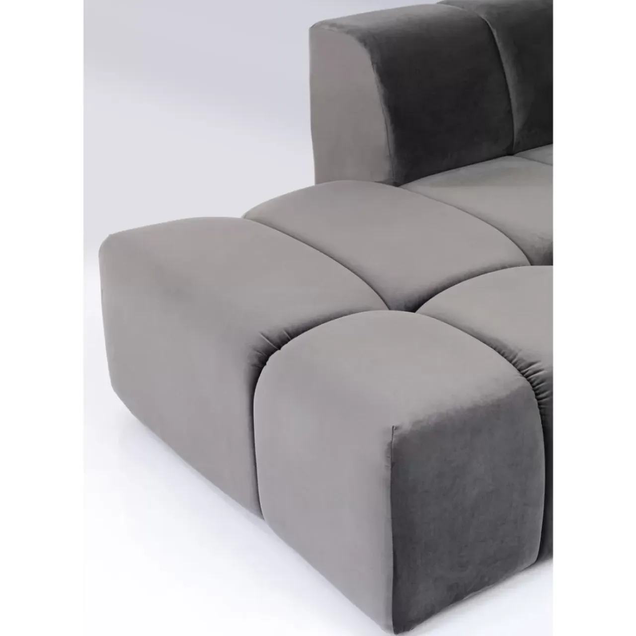 Sofas & Couches-KARE Design Ecksofa Belami Grau Links