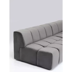 Sofas & Couches-KARE Design Ecksofa Belami Grau Rechts