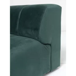 Sofas & Couches-KARE Design Ecksofa Belami Velvet Dunkelgrun Links 265Cm
