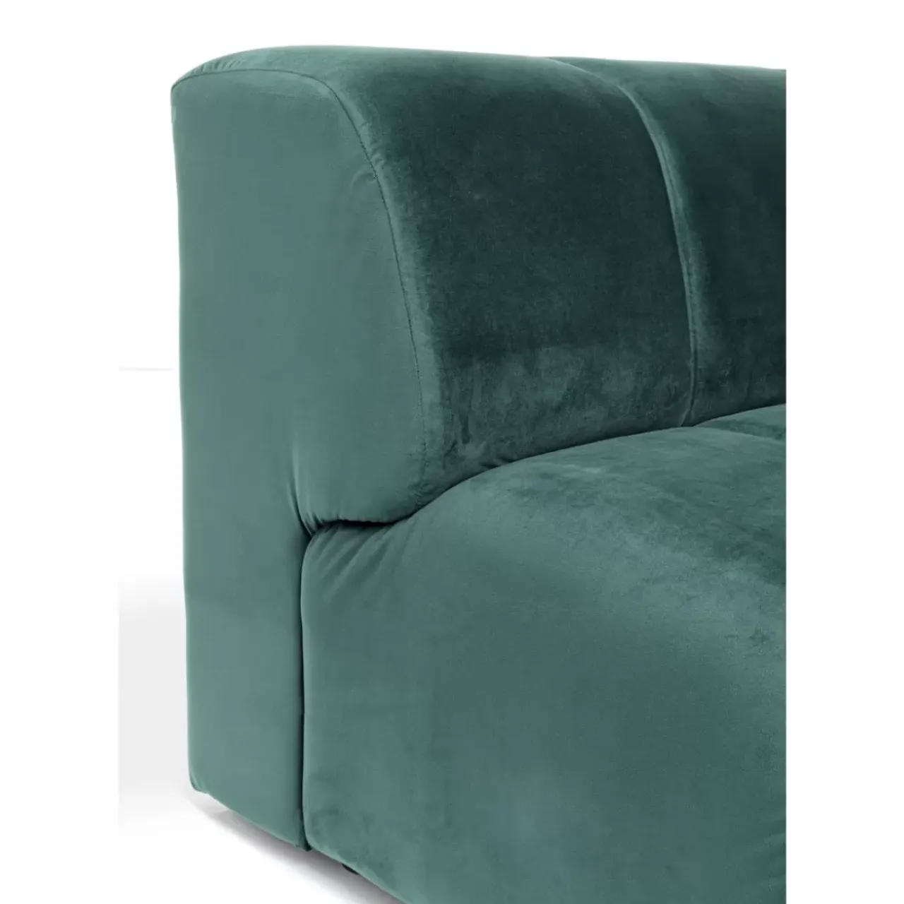 Sofas & Couches-KARE Design Ecksofa Belami Velvet Dunkelgrun Rechts 265Cm