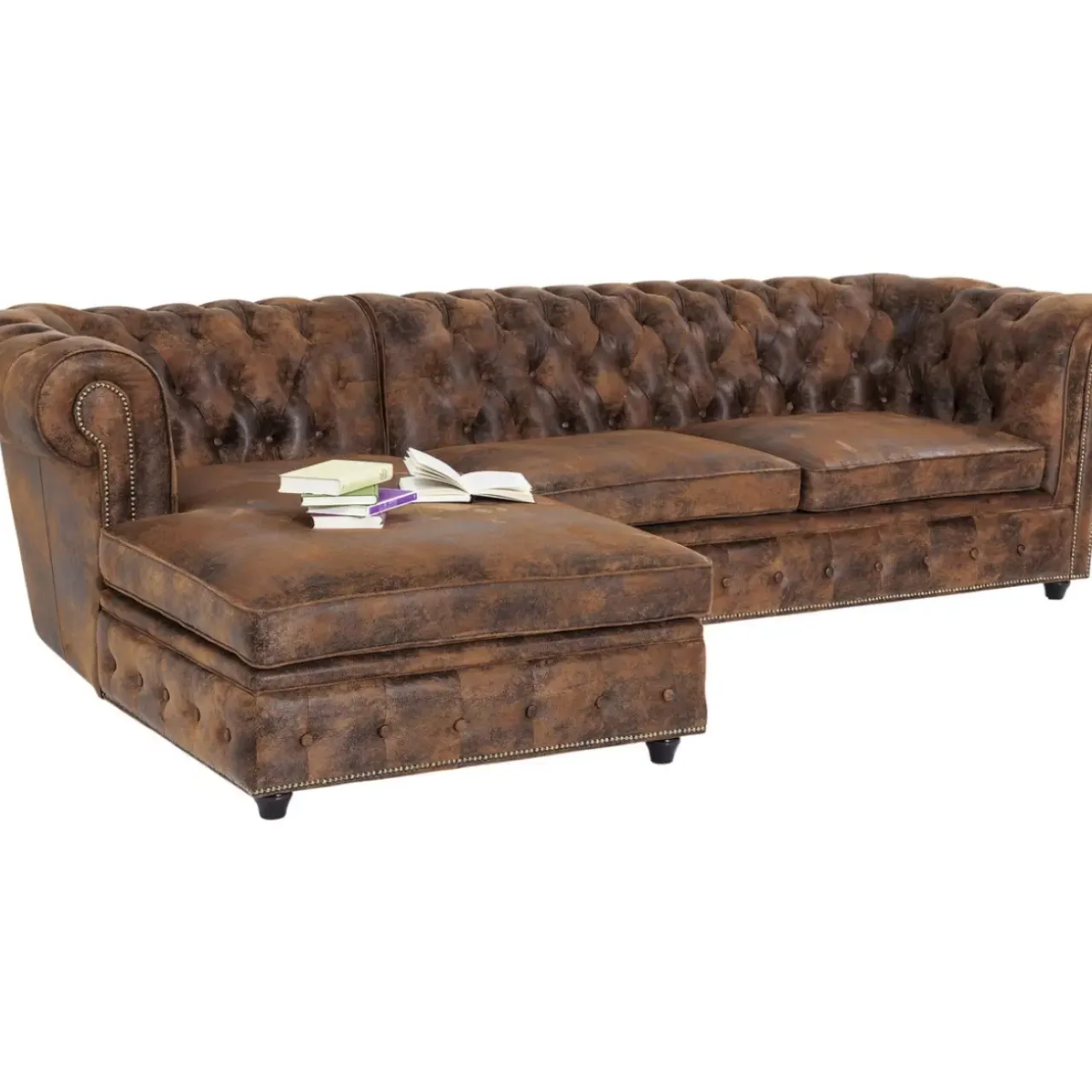 Sofas & Couches-KARE Design Ecksofa Cambridge Vintage Smart L