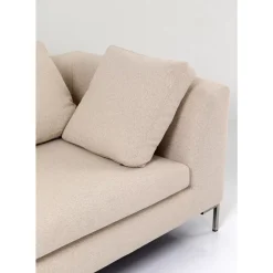 Sofas & Couches-KARE Design Ecksofa Gianni Creme Links