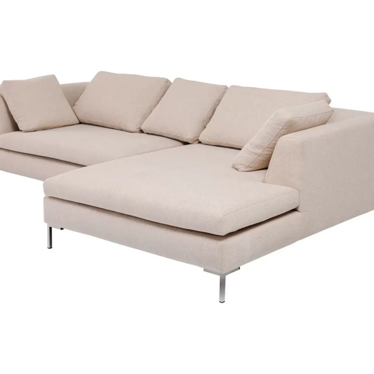 Sofas & Couches-KARE Design Ecksofa Gianni Creme Rechts