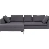 Sofas & Couches-KARE Design Ecksofa Gianni Dolce Dunkelgrau Links
