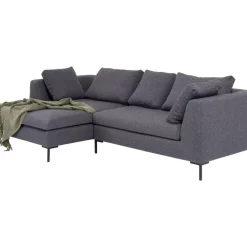 Sofas & Couches-KARE Design Ecksofa Gianni Dolce Dunkelgrau Links