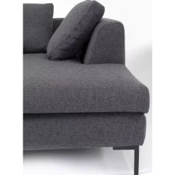 Sofas & Couches-KARE Design Ecksofa Gianni Dolce Dunkelgrau Rechts