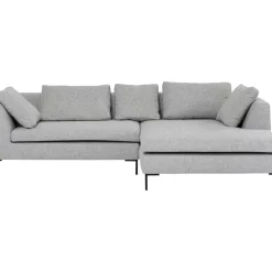 Sofas & Couches-KARE Design Ecksofa Gianni Dolce Hellgrau Rechts