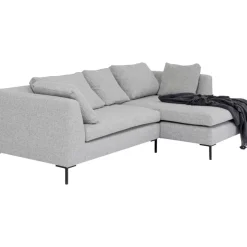 Sofas & Couches-KARE Design Ecksofa Gianni Dolce Hellgrau Rechts