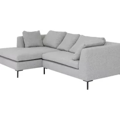 Sofas & Couches-KARE Design Ecksofa Gianni Dolce Hellgrau Links