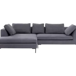 Sofas & Couches-KARE Design Ecksofa Gianni Grau Links