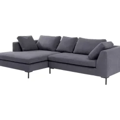 Sofas & Couches-KARE Design Ecksofa Gianni Grau Links