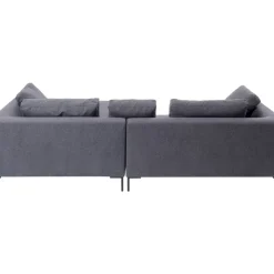 Sofas & Couches-KARE Design Ecksofa Gianni Grau Rechts