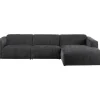 Sofas & Couches-KARE Design Ecksofa Henry Grau Rechts 335X170Cm