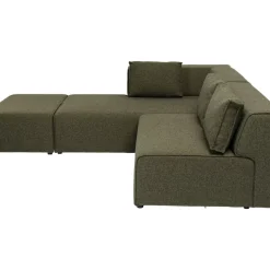 Sofas & Couches-KARE Design Ecksofa Infinity Dolce Grun Links
