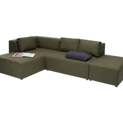 Sofas & Couches-KARE Design Ecksofa Infinity Dolce Grun Links