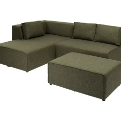 Sofas & Couches-KARE Design Ecksofa Infinity Dolce Grun Links