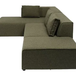 Sofas & Couches-KARE Design Ecksofa Infinity Dolce Grun Links
