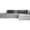 Sofas & Couches-KARE Design Ecksofa Infinity Ottomane Grau Rechts