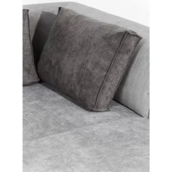 Sofas & Couches-KARE Design Ecksofa Infinity Ottomane Grau Rechts