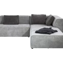 Sofas & Couches-KARE Design Ecksofa Infinity Ottomane Grau Rechts