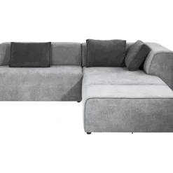 Sofas & Couches-KARE Design Ecksofa Infinity Ottomane Grau Rechts