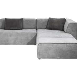 Sofas & Couches-KARE Design Ecksofa Infinity Ottomane Grau Rechts