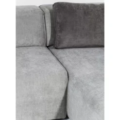 Sofas & Couches-KARE Design Ecksofa Infinity Ottomane Grau Rechts