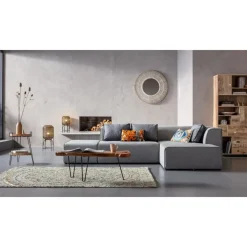 Sofas & Couches-KARE Design Ecksofa Infinity Ottomane Grau Rechts