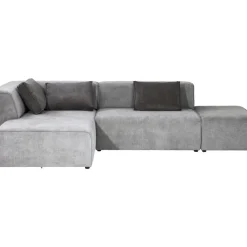 Sofas & Couches-KARE Design Ecksofa Infinity Ottomane Grau Links