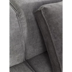 Sofas & Couches-KARE Design Ecksofa Infinity Ottomane Grau Links