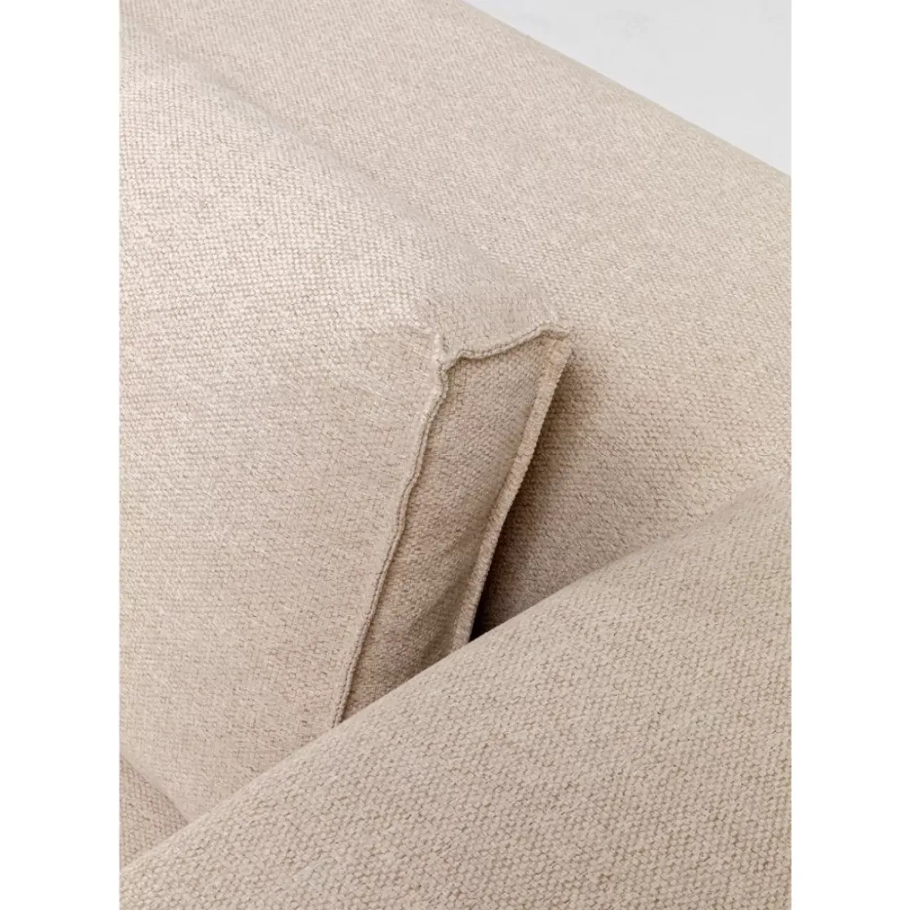 Sofas & Couches-KARE Design Ecksofa Infinity Ottomane Creme Rechts