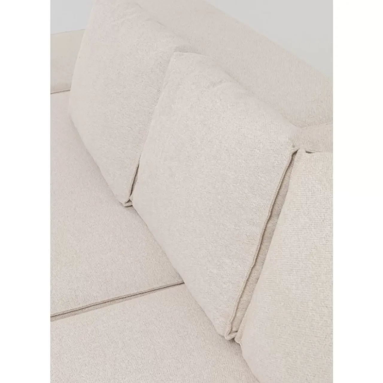 Sofas & Couches-KARE Design Ecksofa Infinity Ottomane Creme Rechts