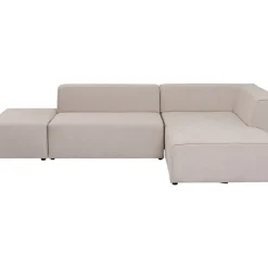 Sofas & Couches-KARE Design Ecksofa Infinity Ottomane Creme Rechts