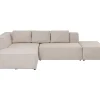Sofas & Couches-KARE Design Ecksofa Infinity Ottomane Creme Links