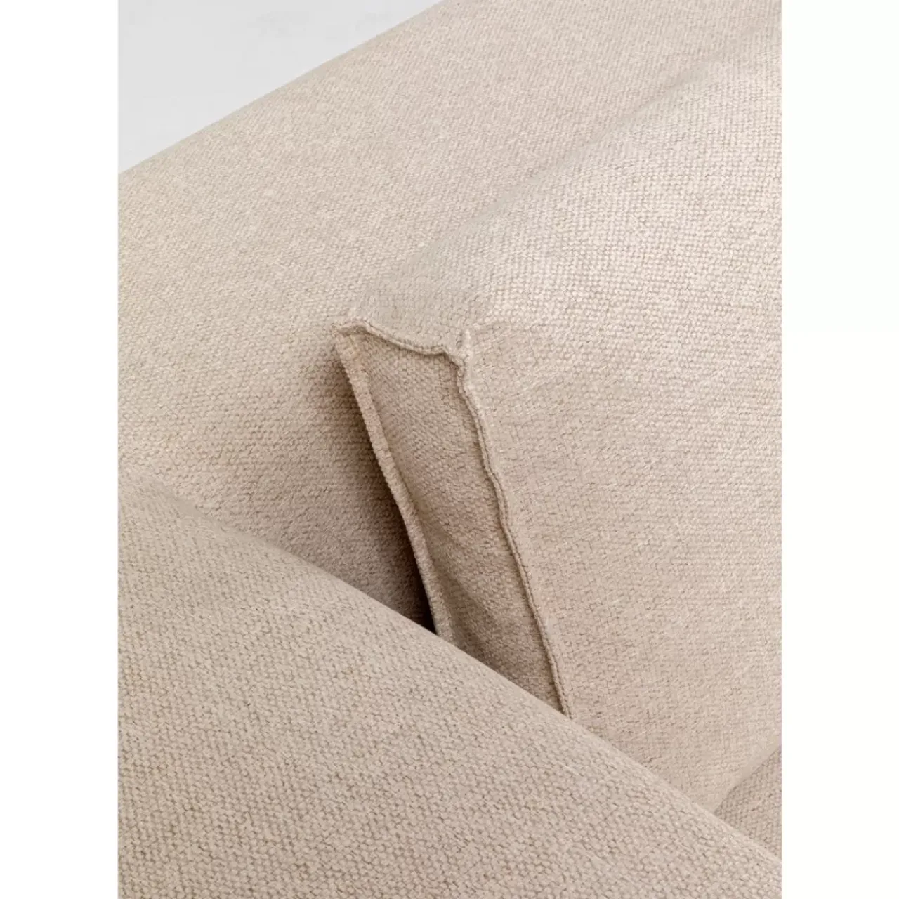 Sofas & Couches-KARE Design Ecksofa Infinity Ottomane Creme Links