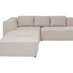 Sofas & Couches-KARE Design Ecksofa Infinity Ottomane Creme Links