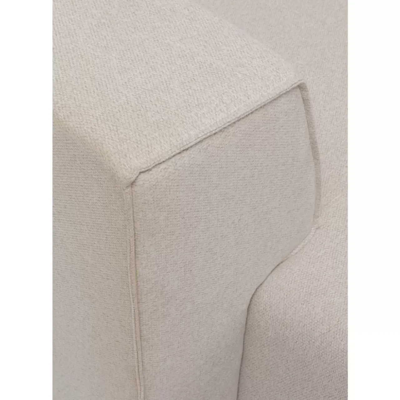 Sofas & Couches-KARE Design Ecksofa Infinity Ottomane Creme Links