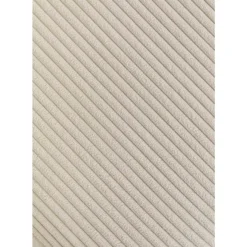 Sofas & Couches-KARE Design Ecksofa Infinity Ottomane Cord Creme Rechts