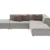 Sofas & Couches-KARE Design Ecksofa Infinity Vegas Grau 337Cm