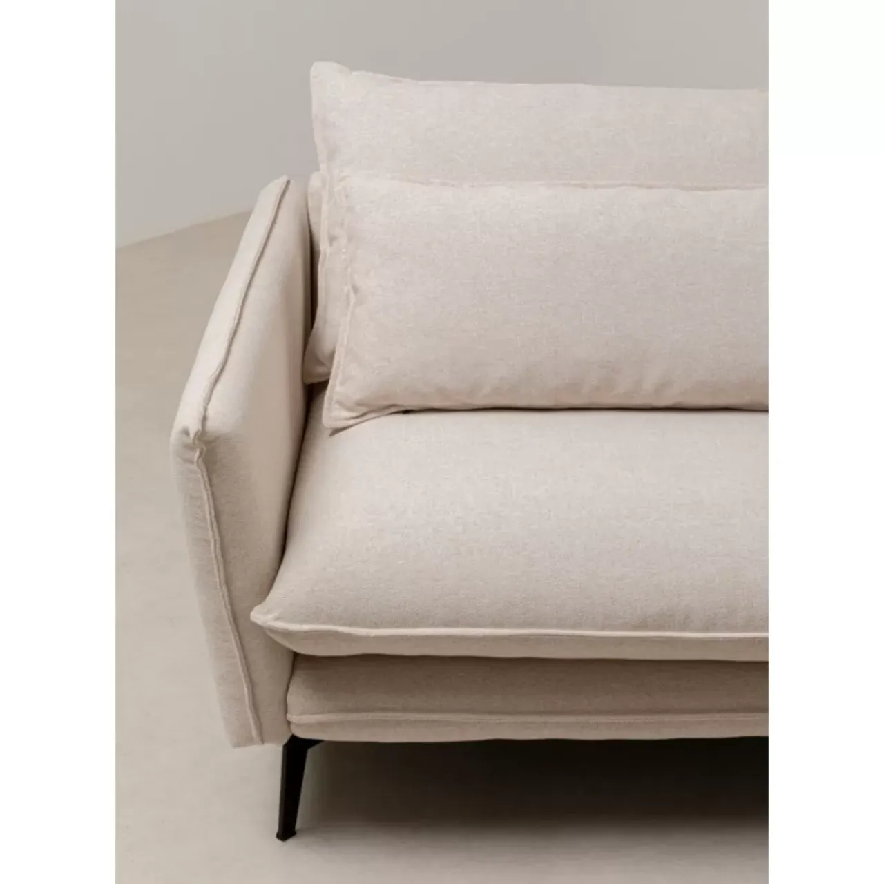 Sofas & Couches-KARE Design Ecksofa Monza Rechts Creme 296Cm