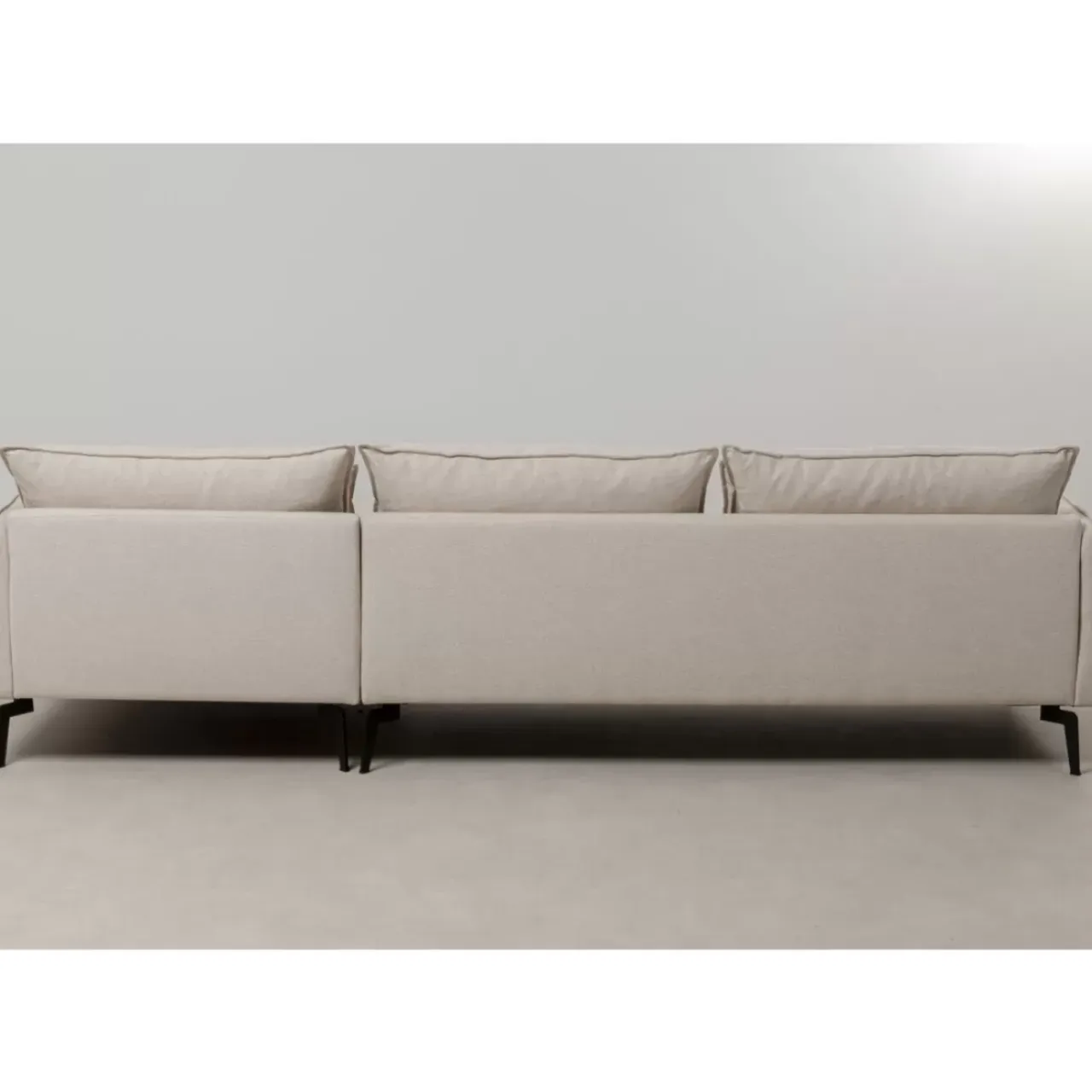 Sofas & Couches-KARE Design Ecksofa Monza Rechts Creme 296Cm