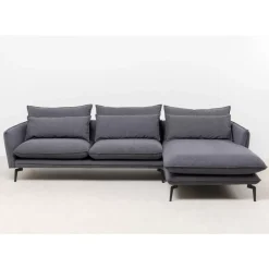 Sofas & Couches-KARE Design Ecksofa Monza Rechts Grau 296Cm