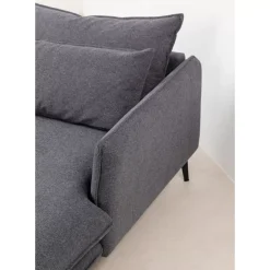Sofas & Couches-KARE Design Ecksofa Monza Rechts Grau 296Cm